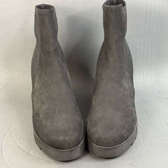 EILEEN FISHER Farrah Tumbled Nubuck Bootie shoes women’s size 9.5 - Picture 3 of 11